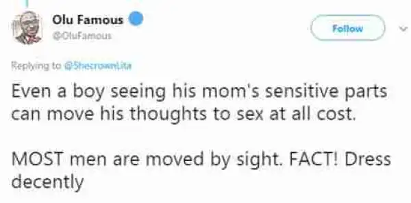 " Men Think About Sex When They See Their Mothers